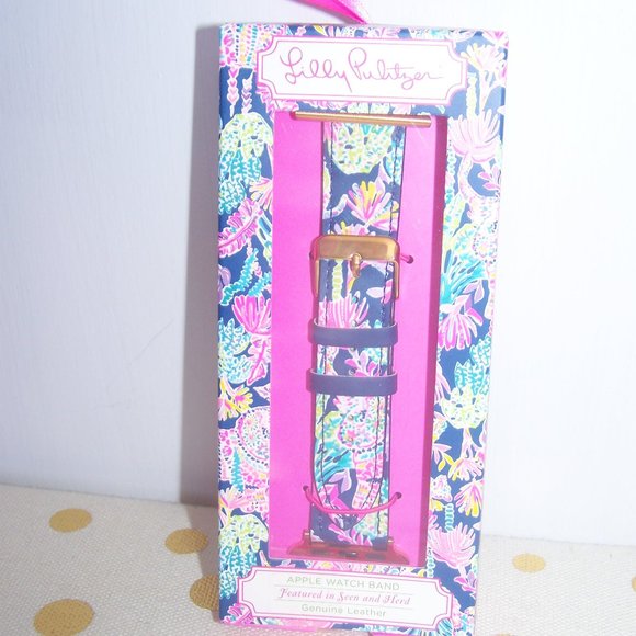 Lilly Pulitzer Accessories - Lilly Pulitzer NWT Apple Watch Band Featured in Seen and Herd